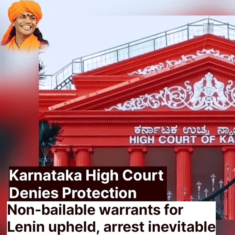 Karnataka High Court in Favor of KAILASA! Court Denies Protection of Conspirator